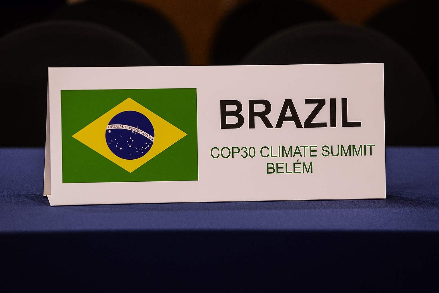COP30 Belém – Segnaposto Brasile al Vertice sul Clima delle Nazioni Unite