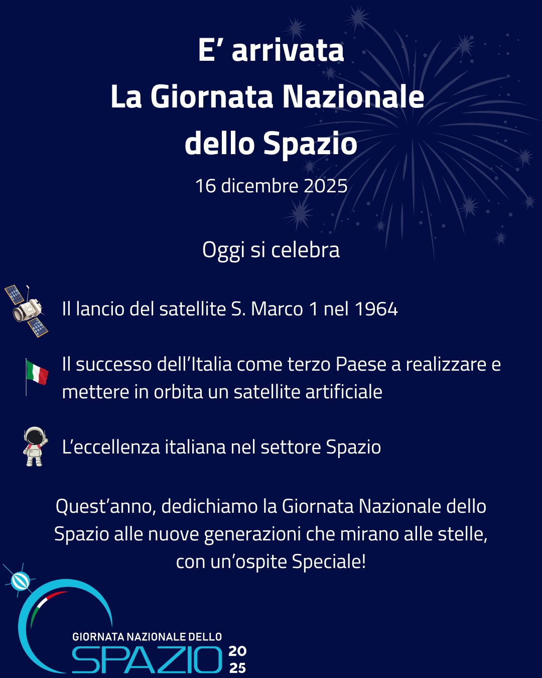 Giornata Nazionale dello Spazio 2025