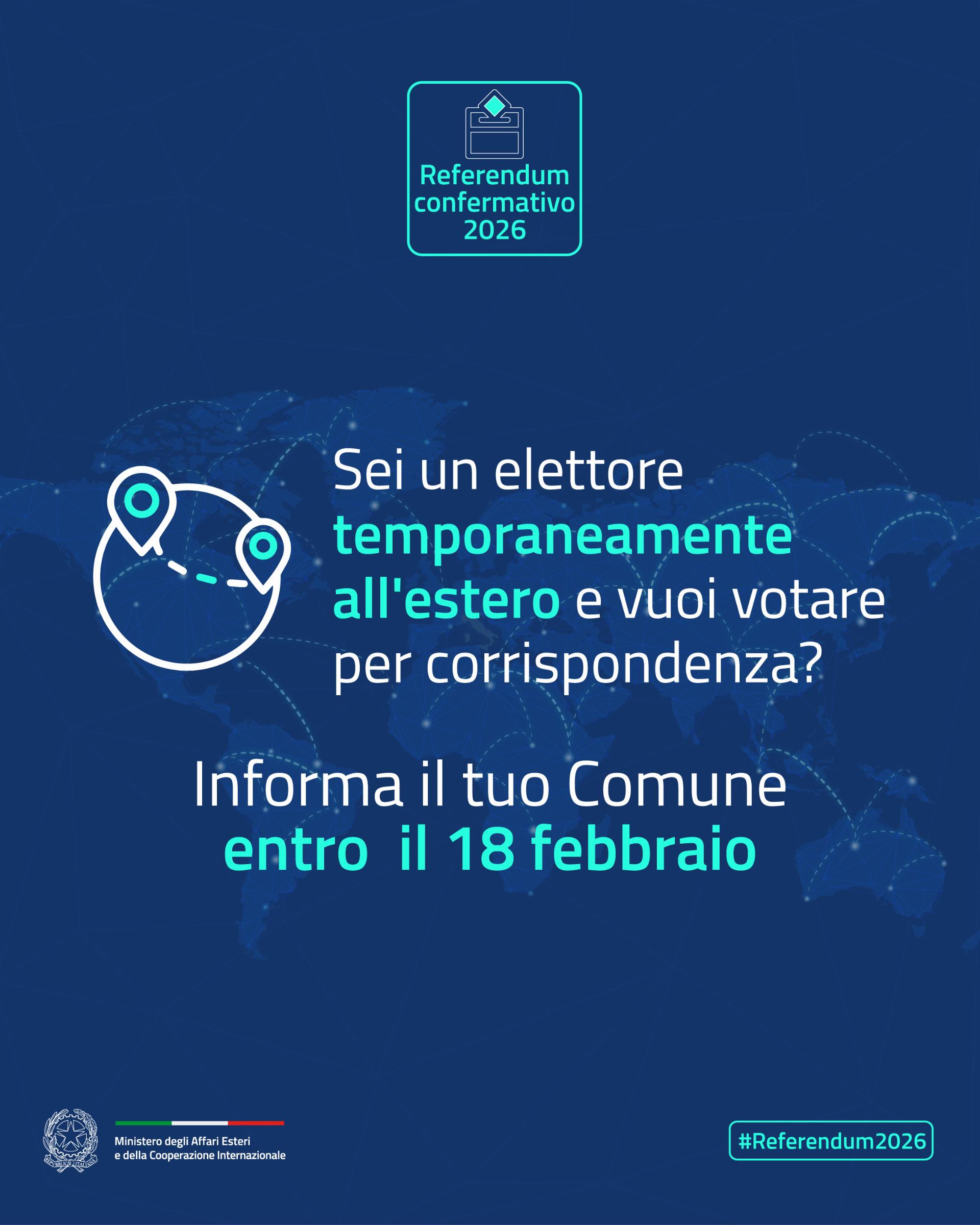 Materiale informativo sul referendum confermativo del 22-23 marzo 2026