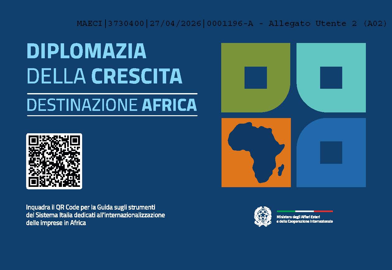 Copertina della guida Destinazione Africa del MAECI