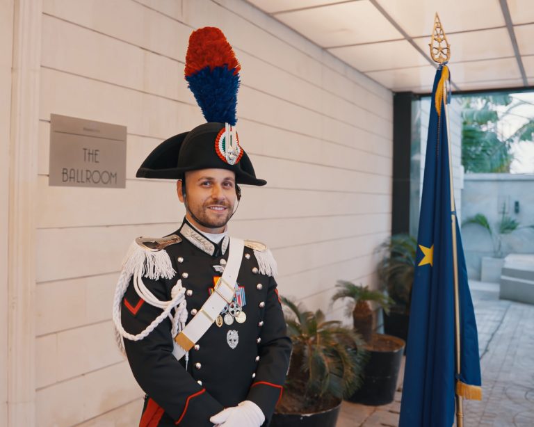Foto degli ospiti italiani, nigeriani e della comunità internazionale presenti alla celebrazione dell'ottantesima Festa della Repubblica Italiana a Abuja il 2 Giugno 2026, organizzato dall'Ambasciata d'Italia.