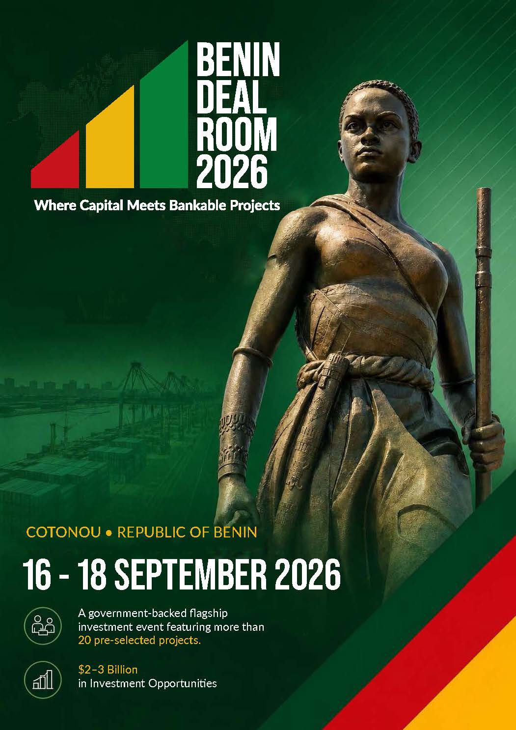 Poster ufficiale Benin Deal Room 2026