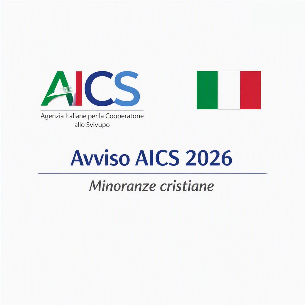 Avviso AICS 2026 – Minoranze cristiane